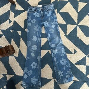 Abercrombie high rise flare jeans 11-12 long